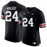 NCAA Ohio State Buckeyes Men's #24 Sam Wiglusz Black Nike Football College Jersey BOM7545DX